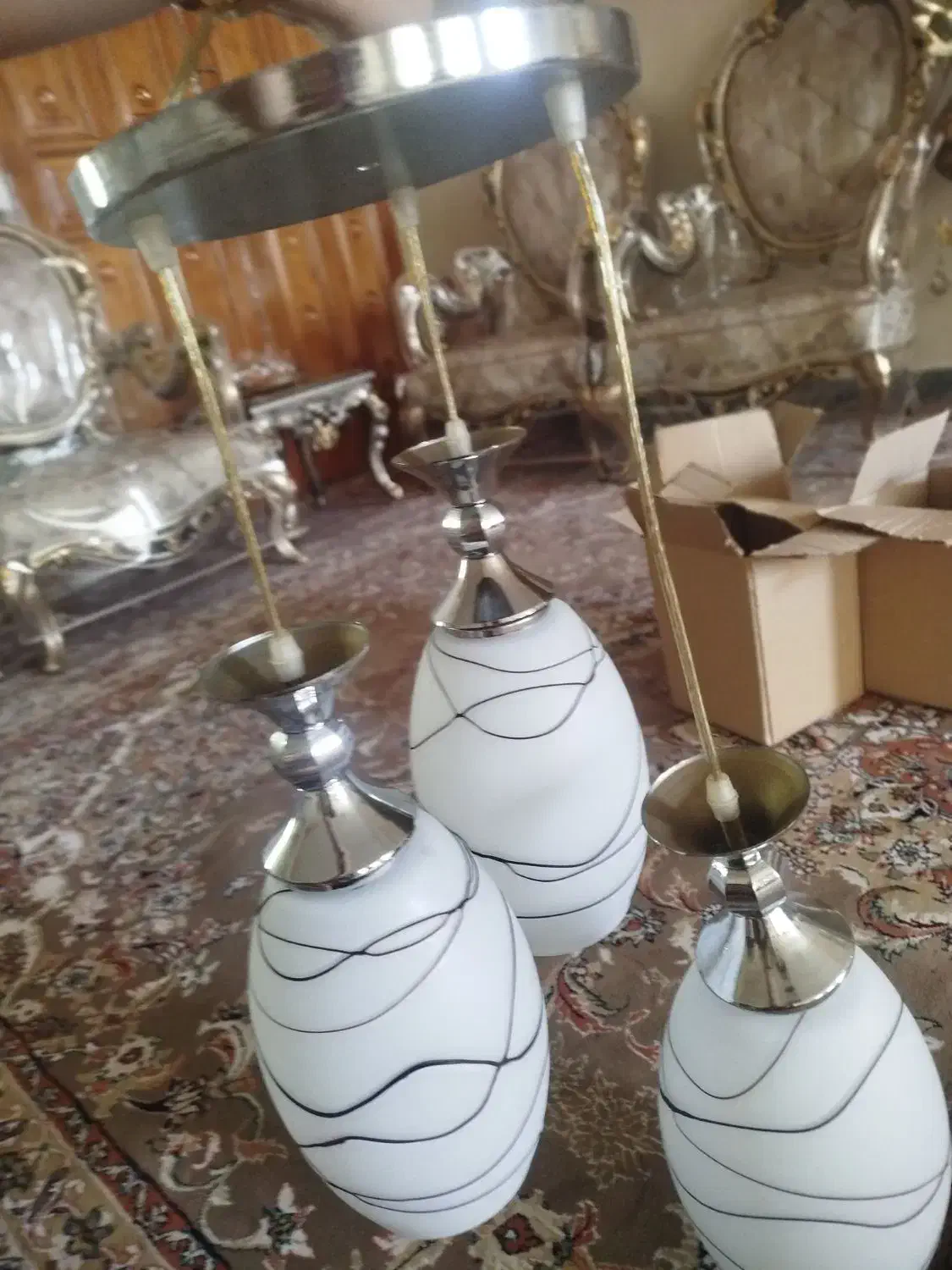 لوستر اتاق خواب یا آشپزخانه|لوستر و چراغ آویز|بروجرد, |دیوار