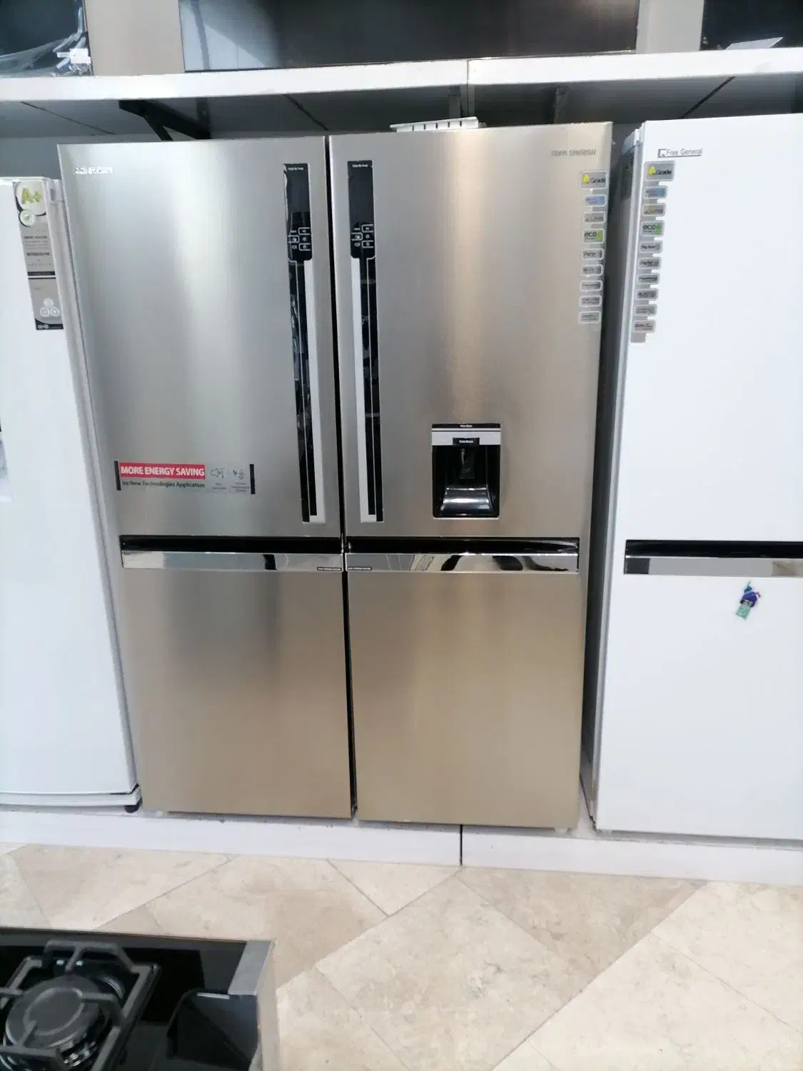 دوقلوسان استیل ایرانشرق اتومات وبرندفری جنرال ۸۲|یخچال و فریزر|ملکآباد, |دیوار