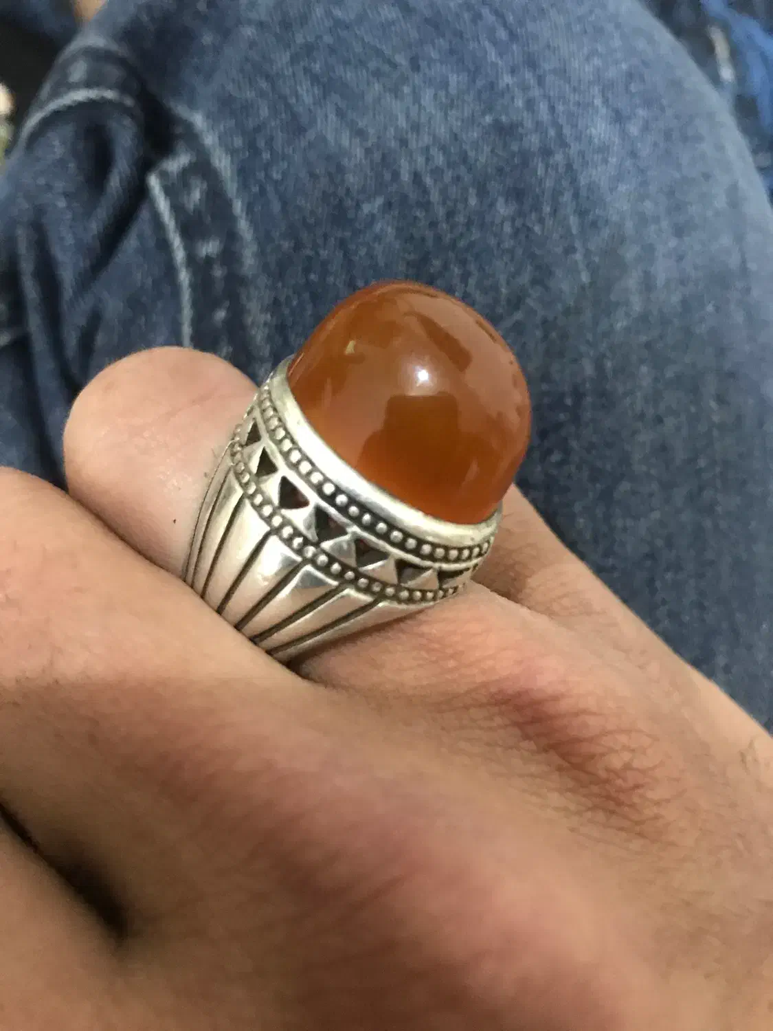 انگشتر نقره رسول تهران یمنی|جواهرات|گرگان, |دیوار