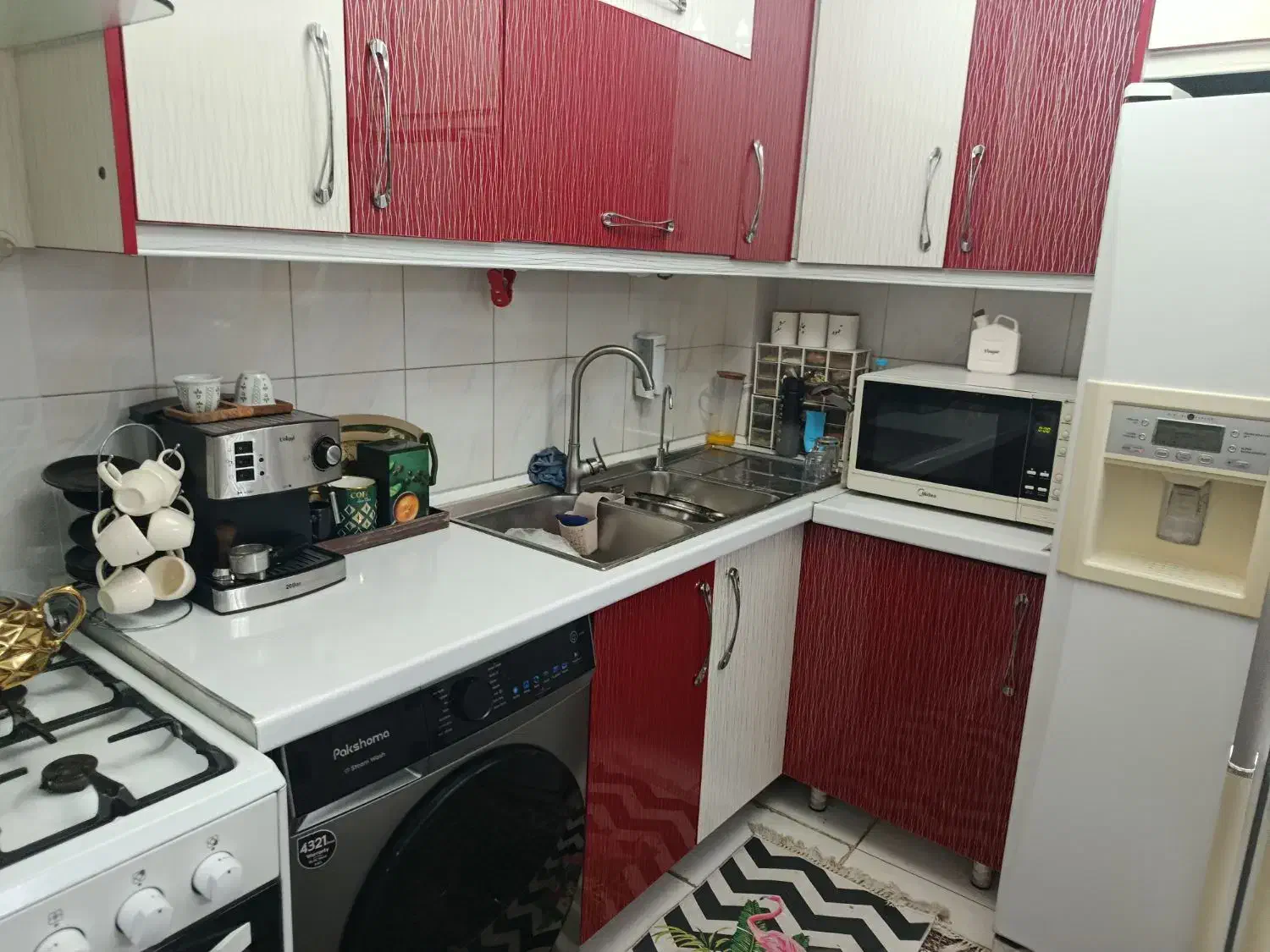 کابینت اشپزخانه|آب‌چکان و نظم‌دهنده ظروف|قرچک, داوود آباد|دیوار