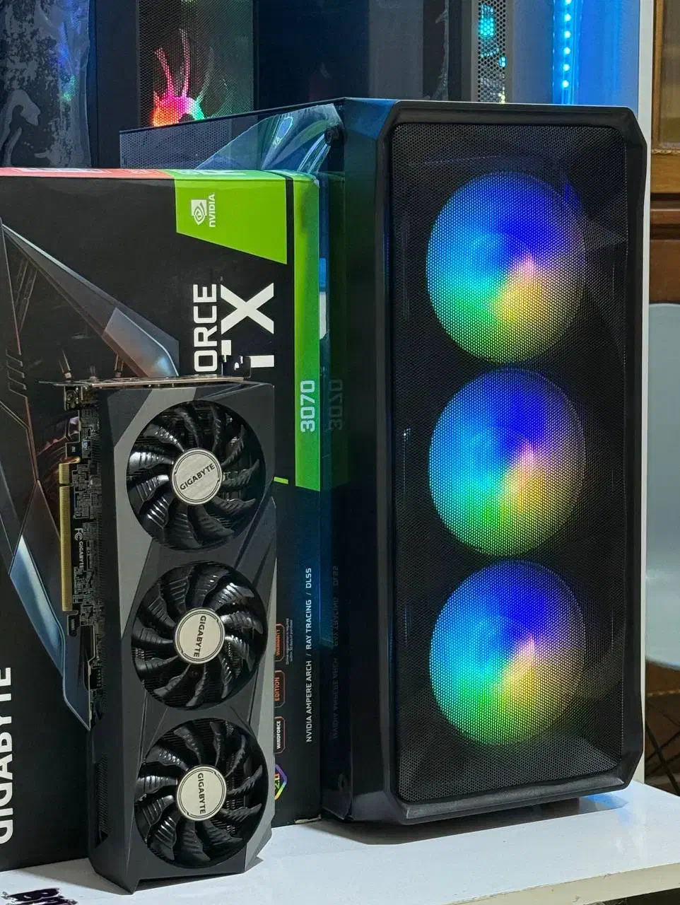 کیس گیمینگ رندرینگ نسل 13 گرافیک RTX3070Giga|رایانه رومیزی|مشهد, آبکوه|دیوار