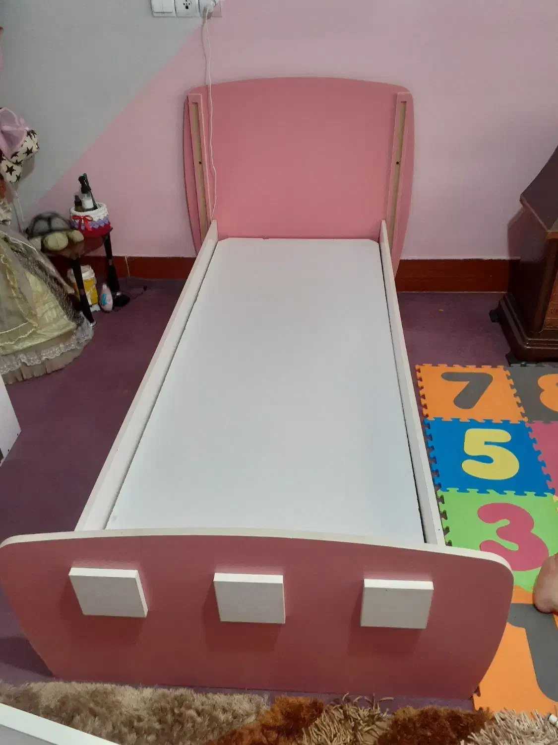 ست تخت خواب کودک و نوجوان با بوفه|تخت و سرویس خواب|میاندوآب, |دیوار