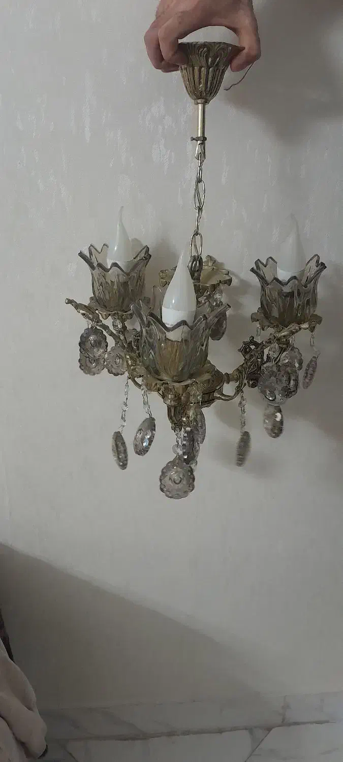 لوستر|لوستر و چراغ آویز|تهران, خاک سفید|دیوار