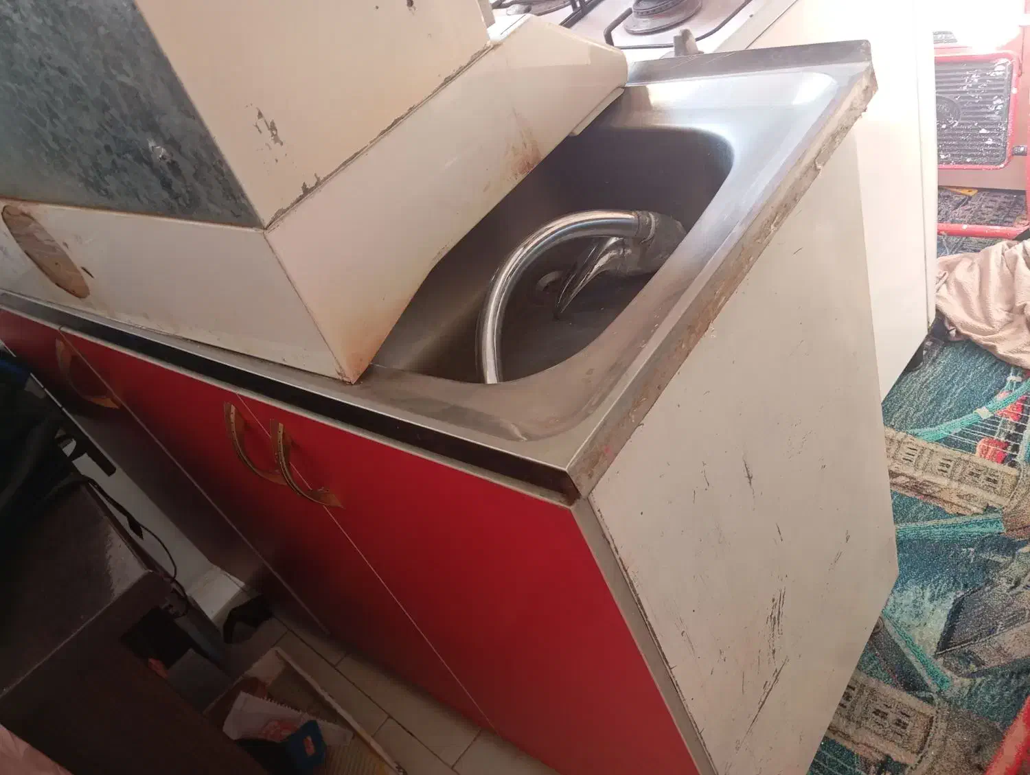 کابینت و گاز|آبچکان و نظمدهنده ظروف|پاکدشت, پاکدشت (مامازند)|دیوار