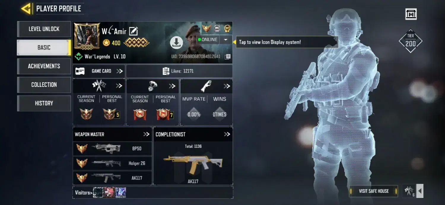 فروش اکانت سالم کالاف|کنسول، بازی ویدئویی و آنلاین|محمدشهر, محمدشهر|دیوار