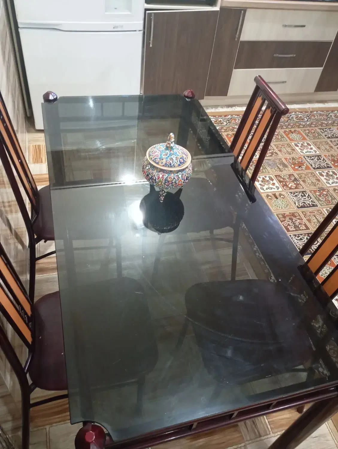 میز غذاخوری چهار نفر|میز و صندلی غذاخوری|اندیمشک, |دیوار