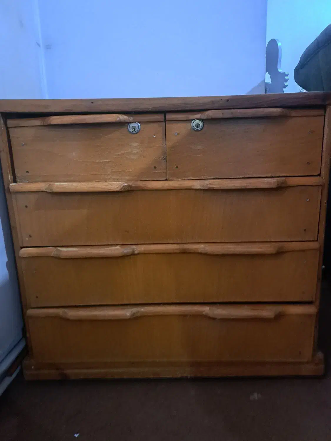 دراور چوبی|جاکفشی، کمد، دراور|قزوین, |دیوار