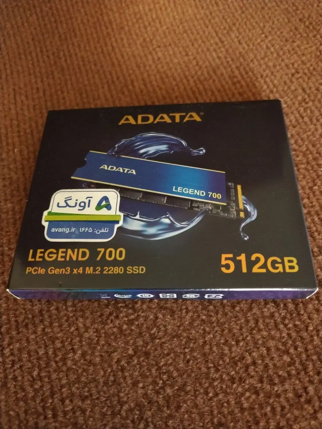 حافظه کامپیوتر اس اس دی ssd adata 512gb|قطعات و لوازم جانبی رایانه|اسلام‌‌آباد غرب, |دیوار