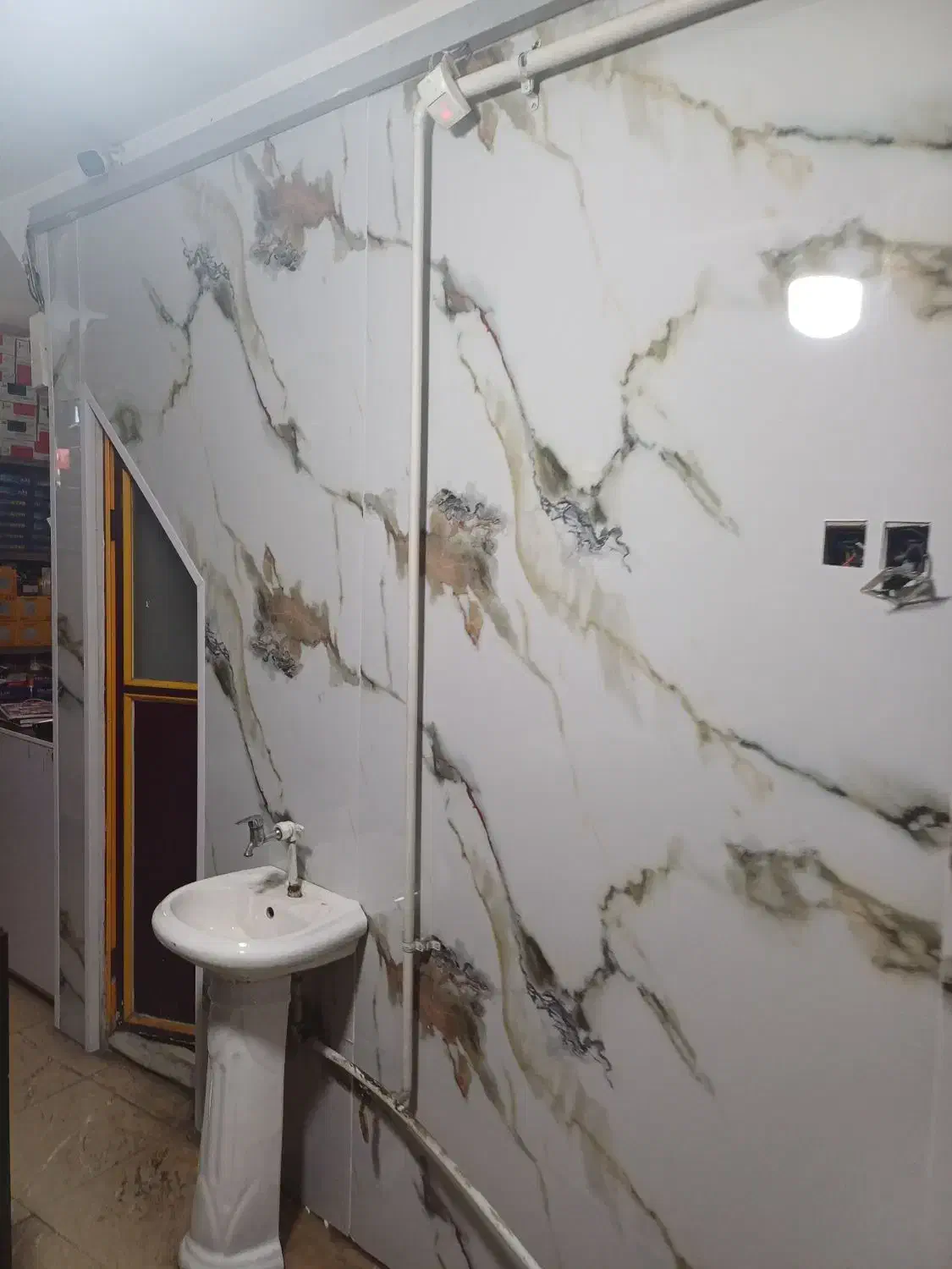 ترموال ماربل لاین گرین وال تی وی پارکت و کاغذ|خدمات پیشه و مهارت|گرگان, |دیوار