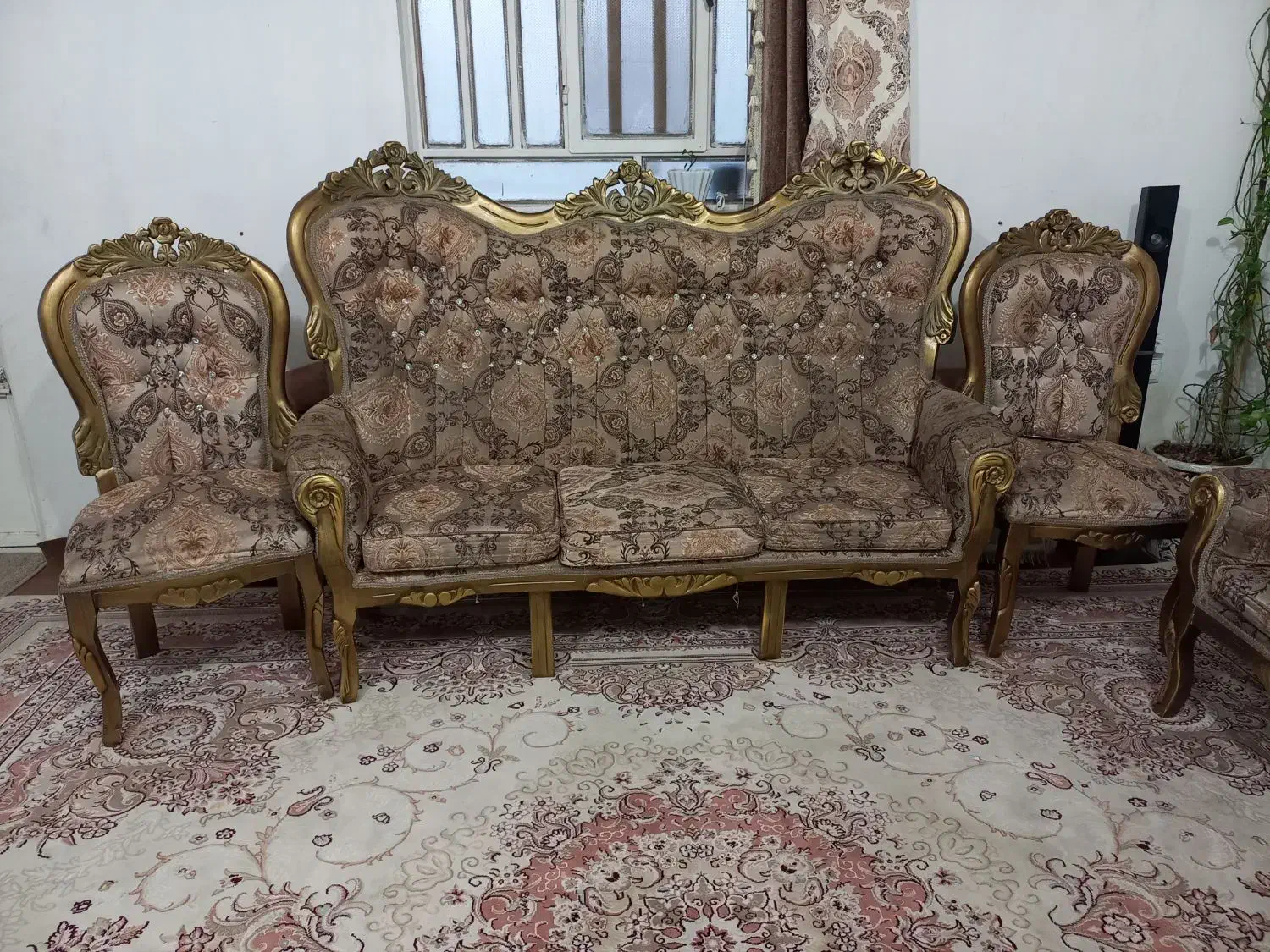 مبلمان 9نفره سلطنتی|مبلمان خانگی و میز عسلی|اهواز, کوی مهدیس|دیوار