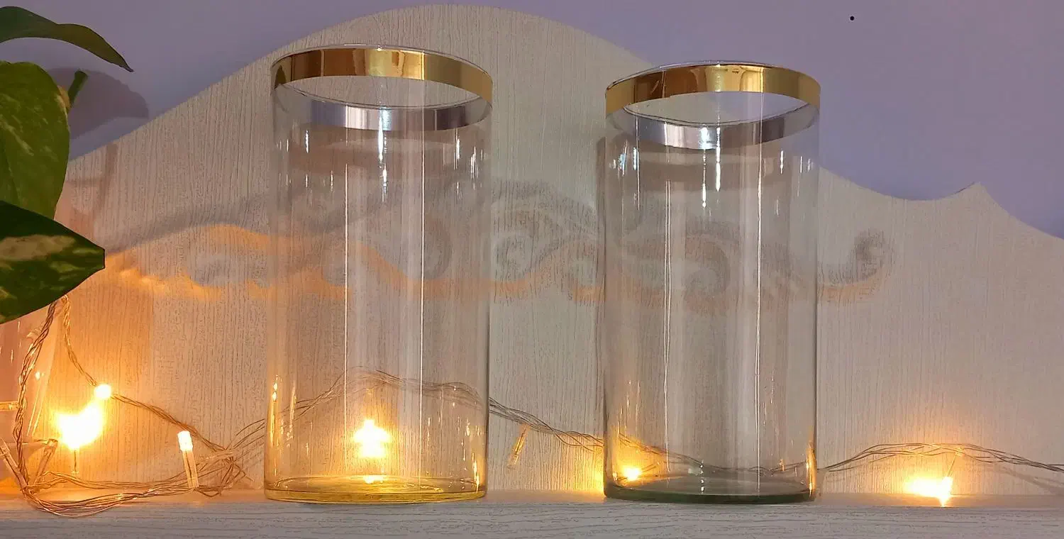 شیشه تراریوم لبطلایی|ظروف سرو و پذیرایی|سبزوار, فرهنگیان|دیوار