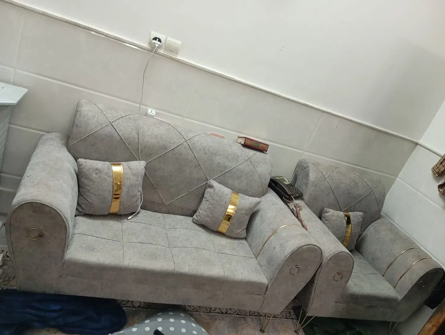 مبل راحتی ۷ نفره|مبلمان خانگی و میز عسلی|قم, ولیعصر|دیوار