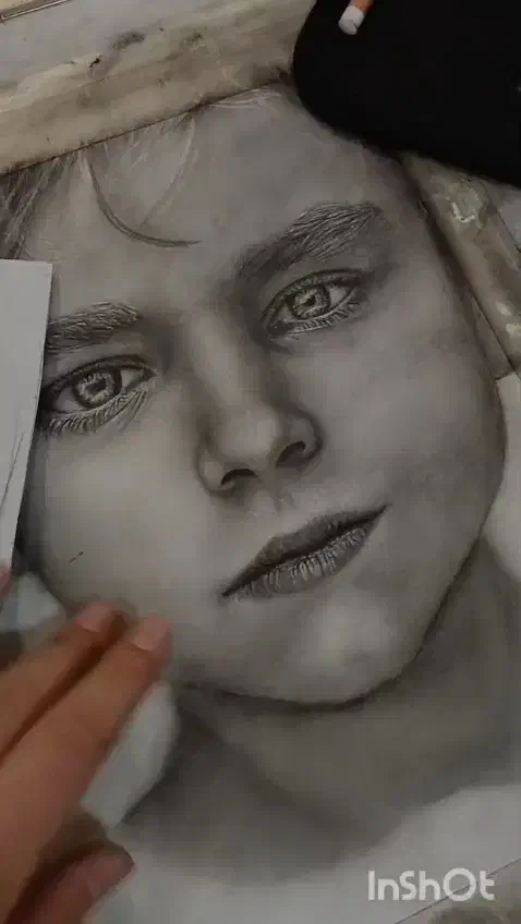 تابلوی سیاهقلم a3|تابلو، نقاشی، عکس|قم, سراجه (۱۵ خرداد)|دیوار