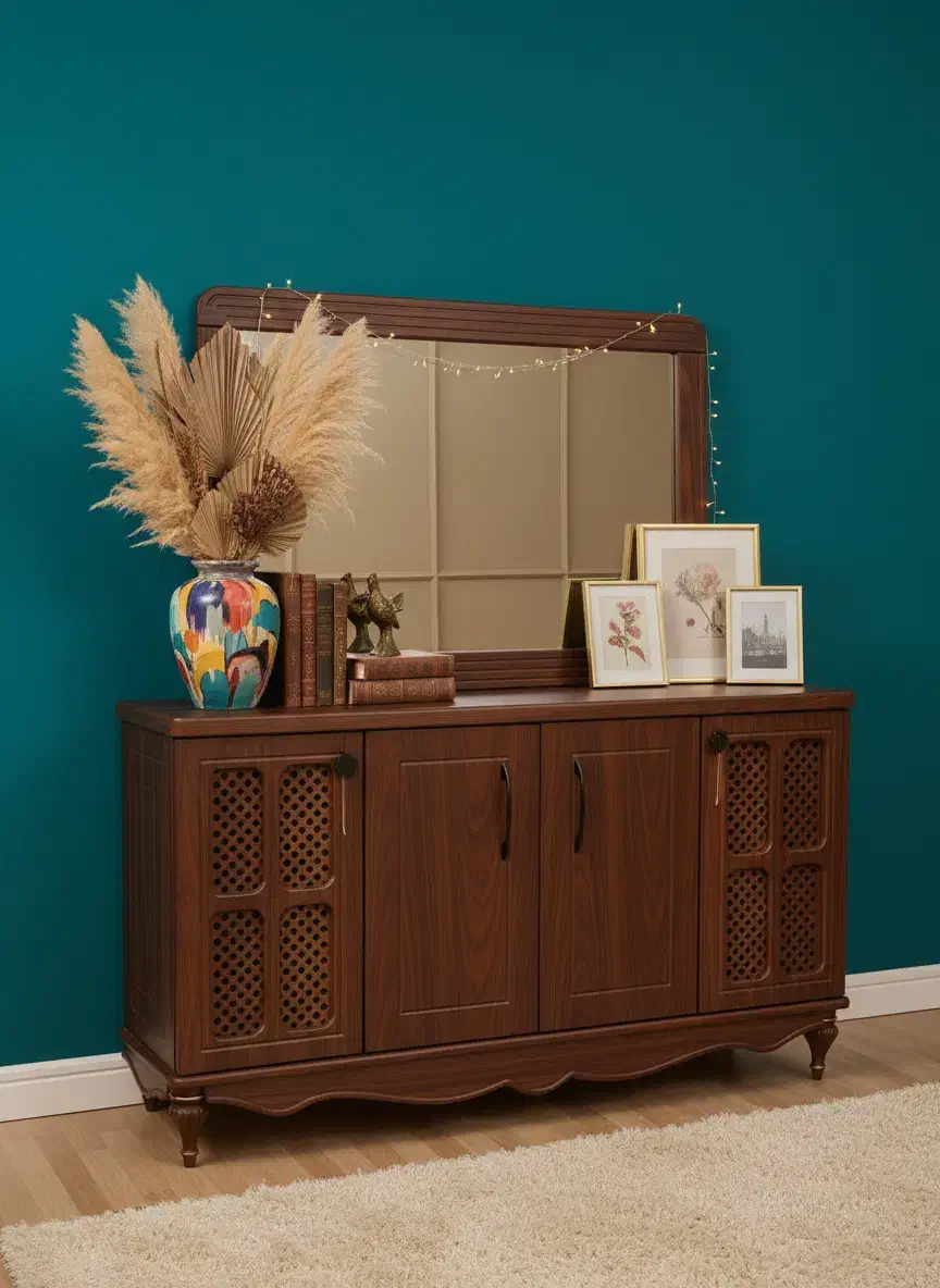 آینه و کنسول و مبل|بوفه، ویترین، کنسول|بندر انزلی, کلیور|دیوار