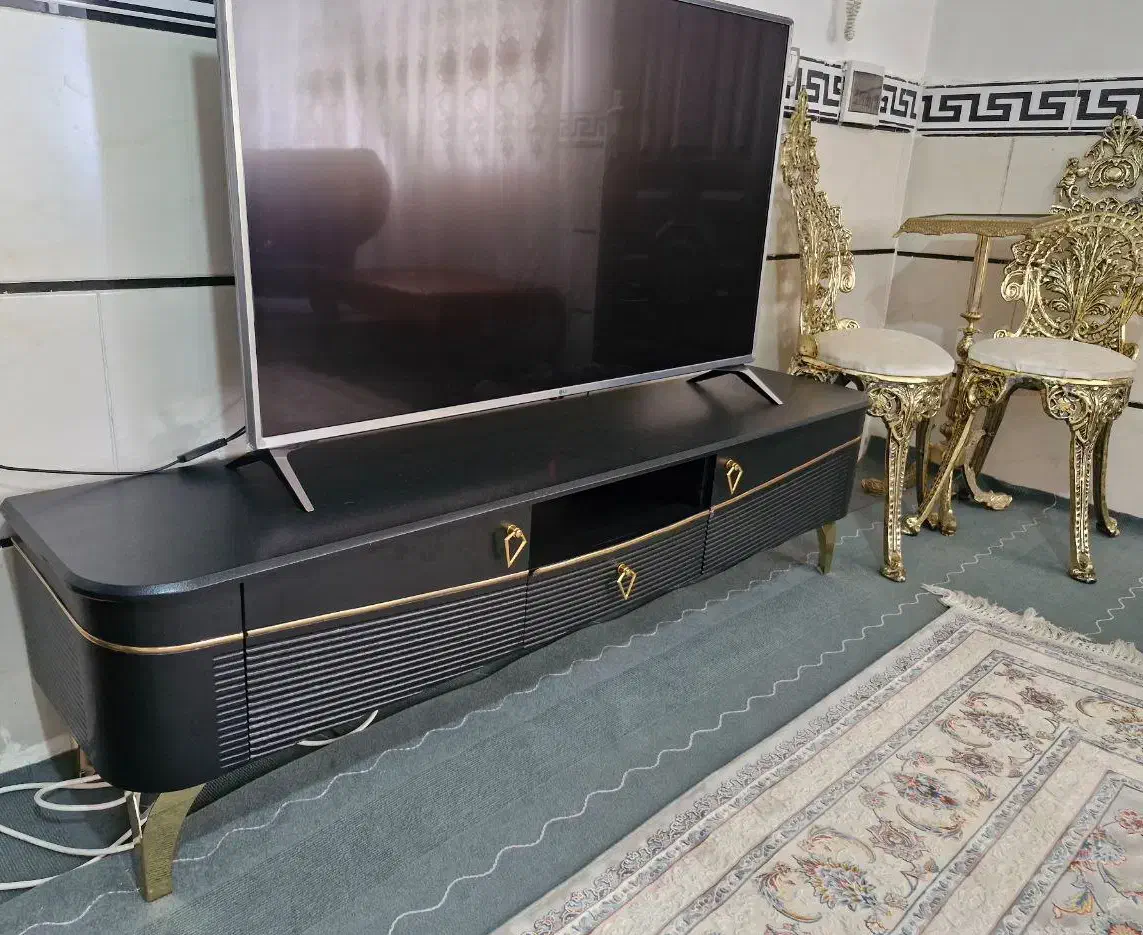 ست کنسول میز تی وی|بوفه، ویترین، کنسول|قزوین, |دیوار