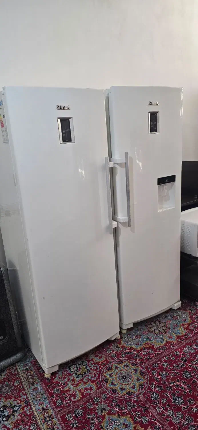 فروش فوری یخچال دوقلو به دلیل مهاجرت|یخچال و فریزر|اقلید, |دیوار