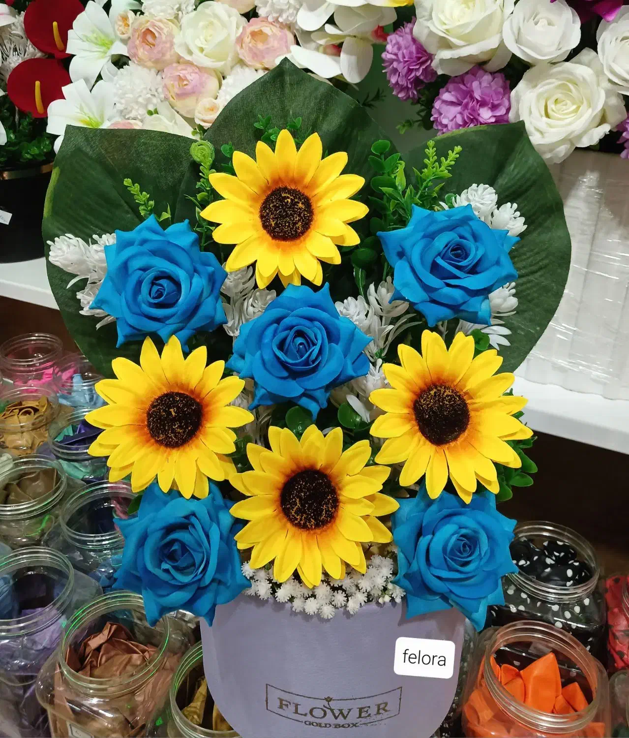 گل و باکس گل|گل مصنوعی|تبریز, |دیوار