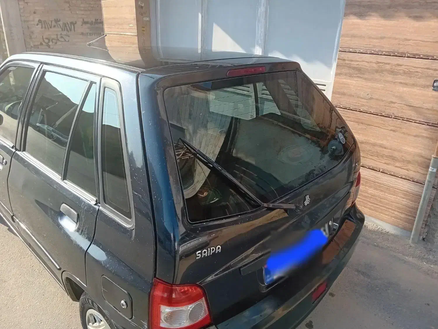 پراید ۱۱۱ مشکی شاسی پلمپ فنی سالم|خودرو سواری و وانت|آزادشهر, |دیوار