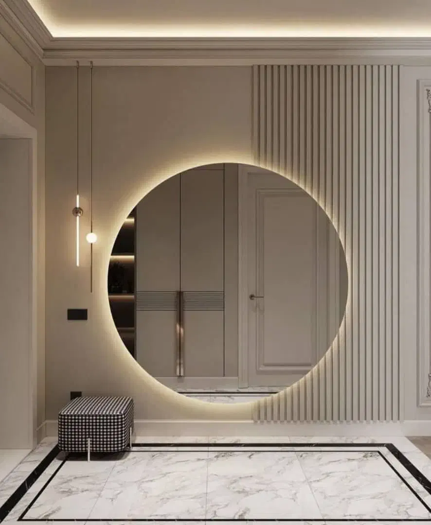 آینه گرد بک لایت آینه قدی دفرمه|آینه|تهران, چیتگر شمالی|دیوار