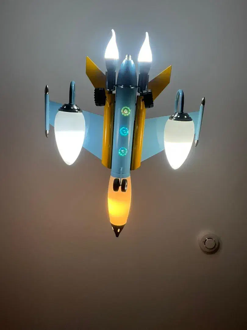 لوستر فلزی اتاق کودک|لوستر و چراغ آویز|تبریز, |دیوار