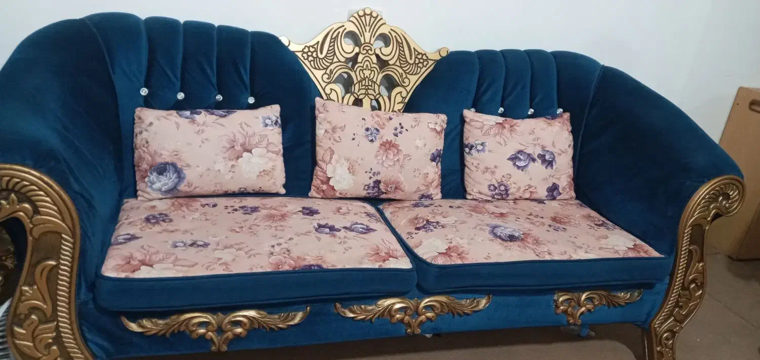 مبل 7نفره|مبلمان خانگی و میز عسلی|قم, پردیسان|دیوار