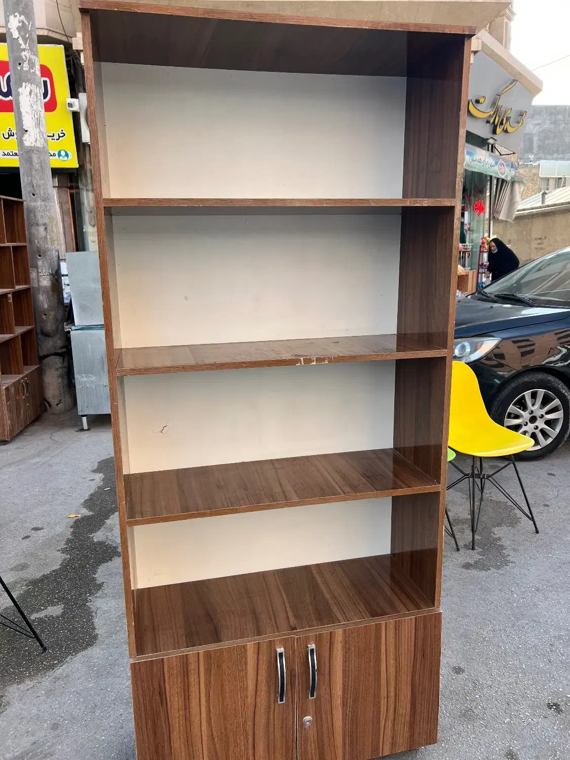 ۲عدد کتابخانه تمیز|کتابخانه، شلف، قفسههای دیواری|بجنورد, |دیوار