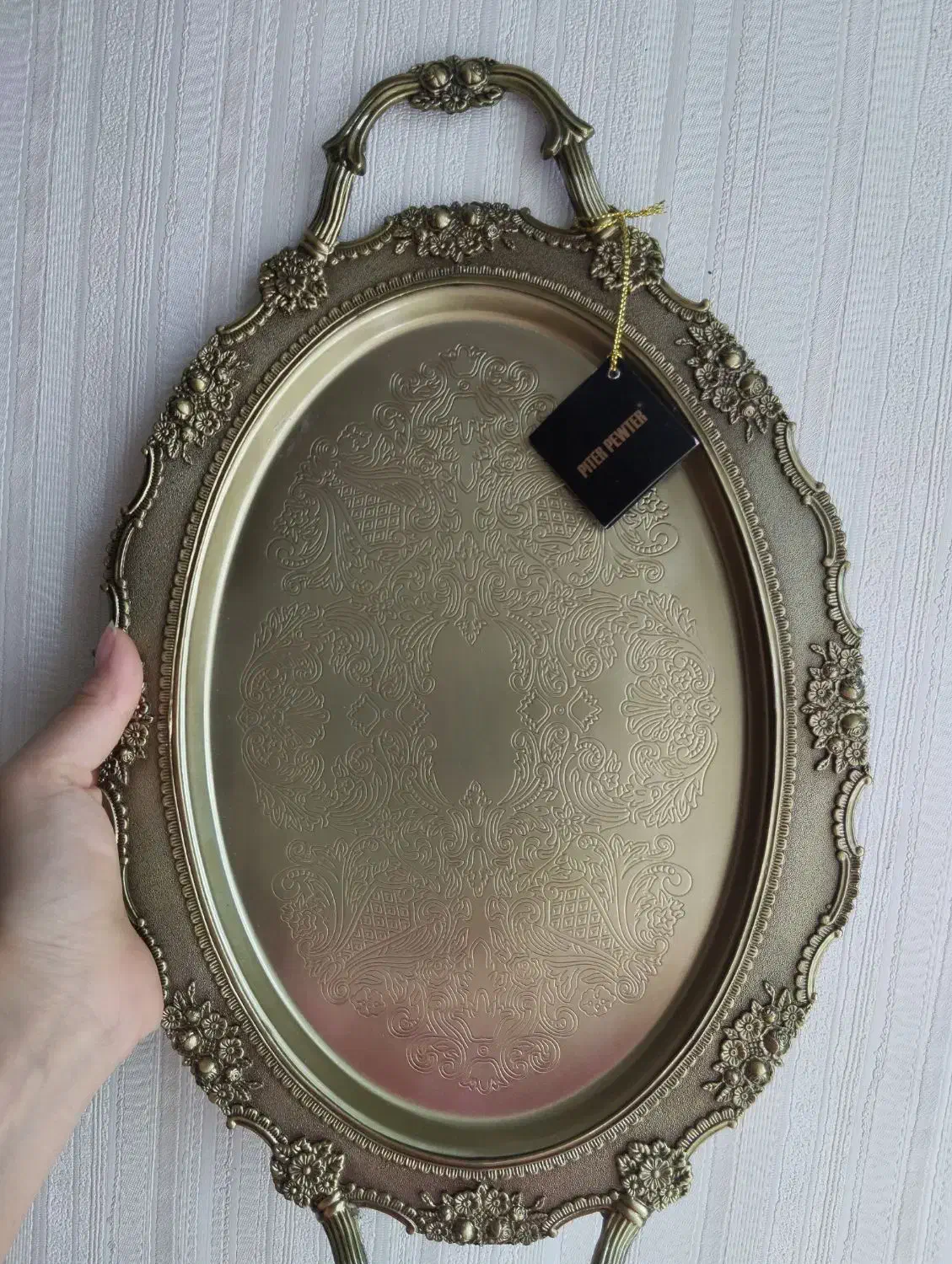 سینی پیوتر شیک و آک نصف قیمت بازار|ظروف سرو و پذیرایی|قم, هنرستان|دیوار