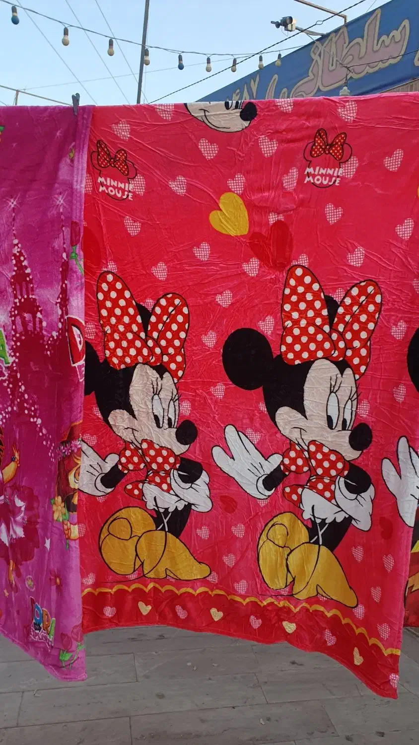 پتو ژله ای یکنفره طرح عروسکی|رختخواب، بالش، پتو|یزد, |دیوار