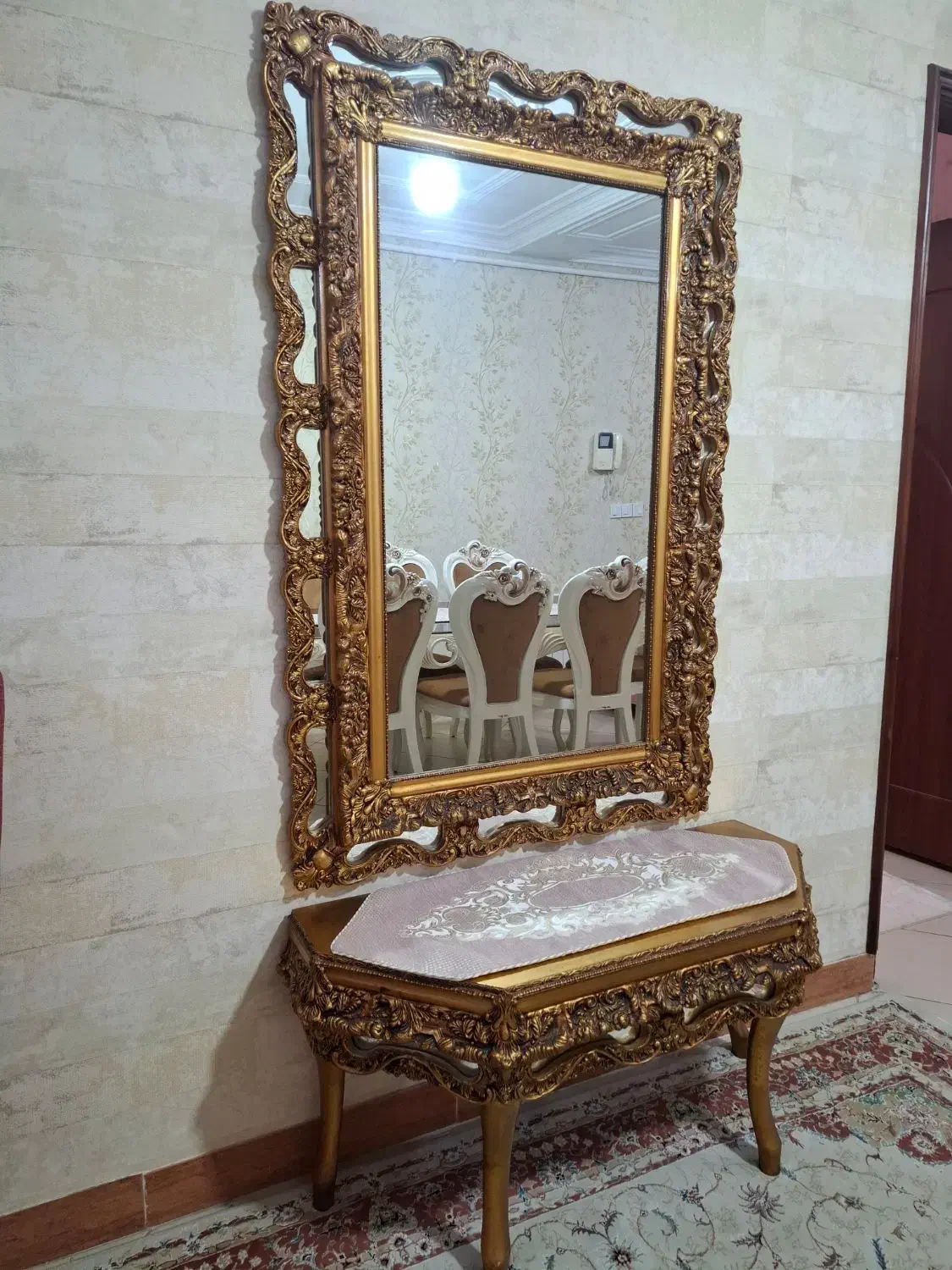 آینه وکنسول|بوفه، ویترین، کنسول|رشت, شهرک شهید رجایی|دیوار