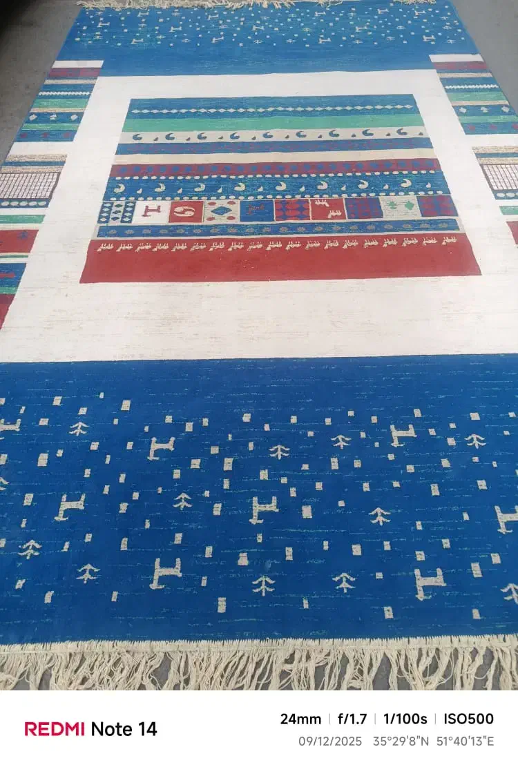 1جفت فرش 6متری نخ ابریشم طرح سنتی جدید|فرش|پاکدشت, پاکدشت (مامازند)|دیوار