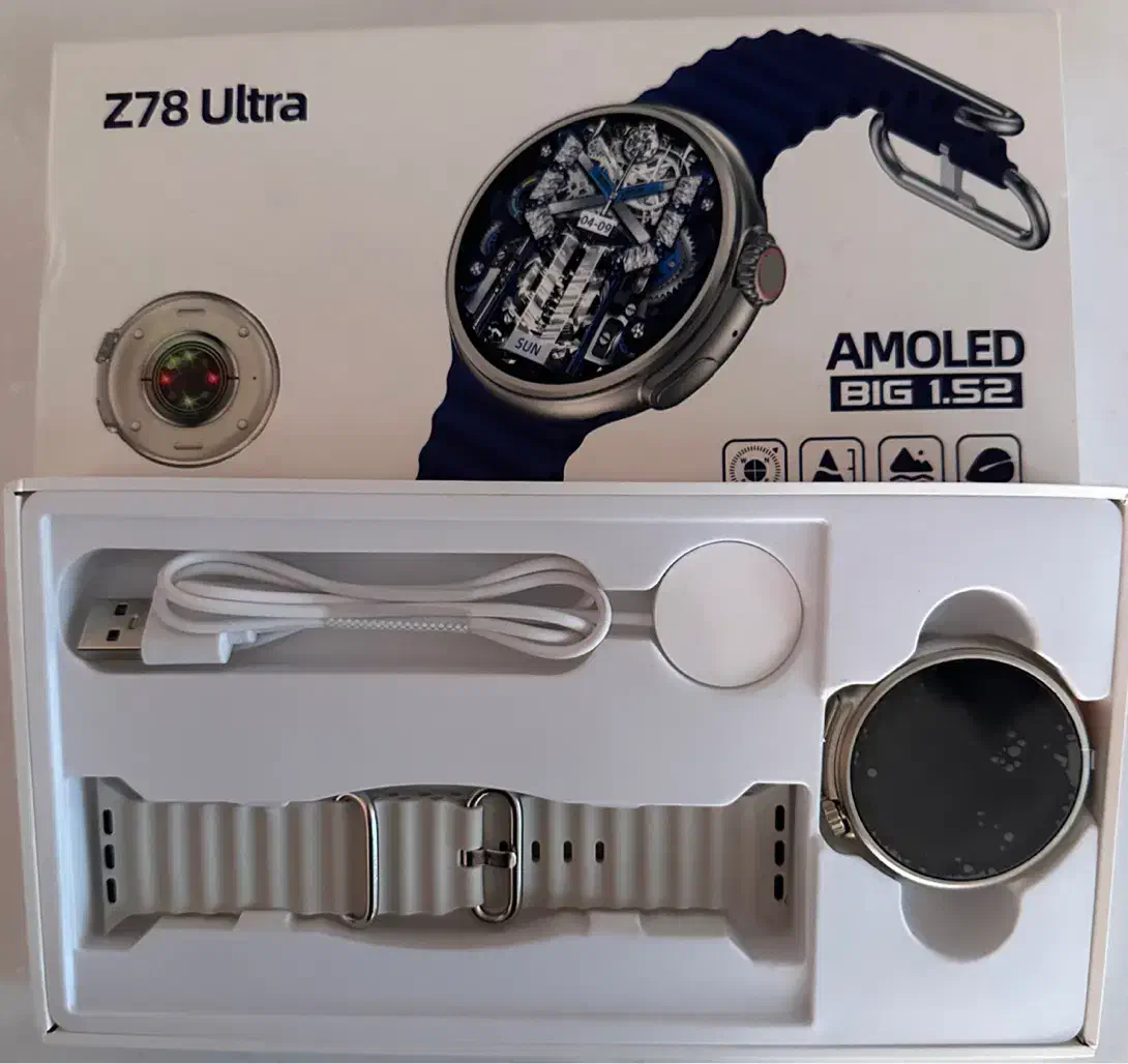 ساعت هوشمند گرد اولترا|لوازم جانبی موبایل و تبلت|خوی, |دیوار