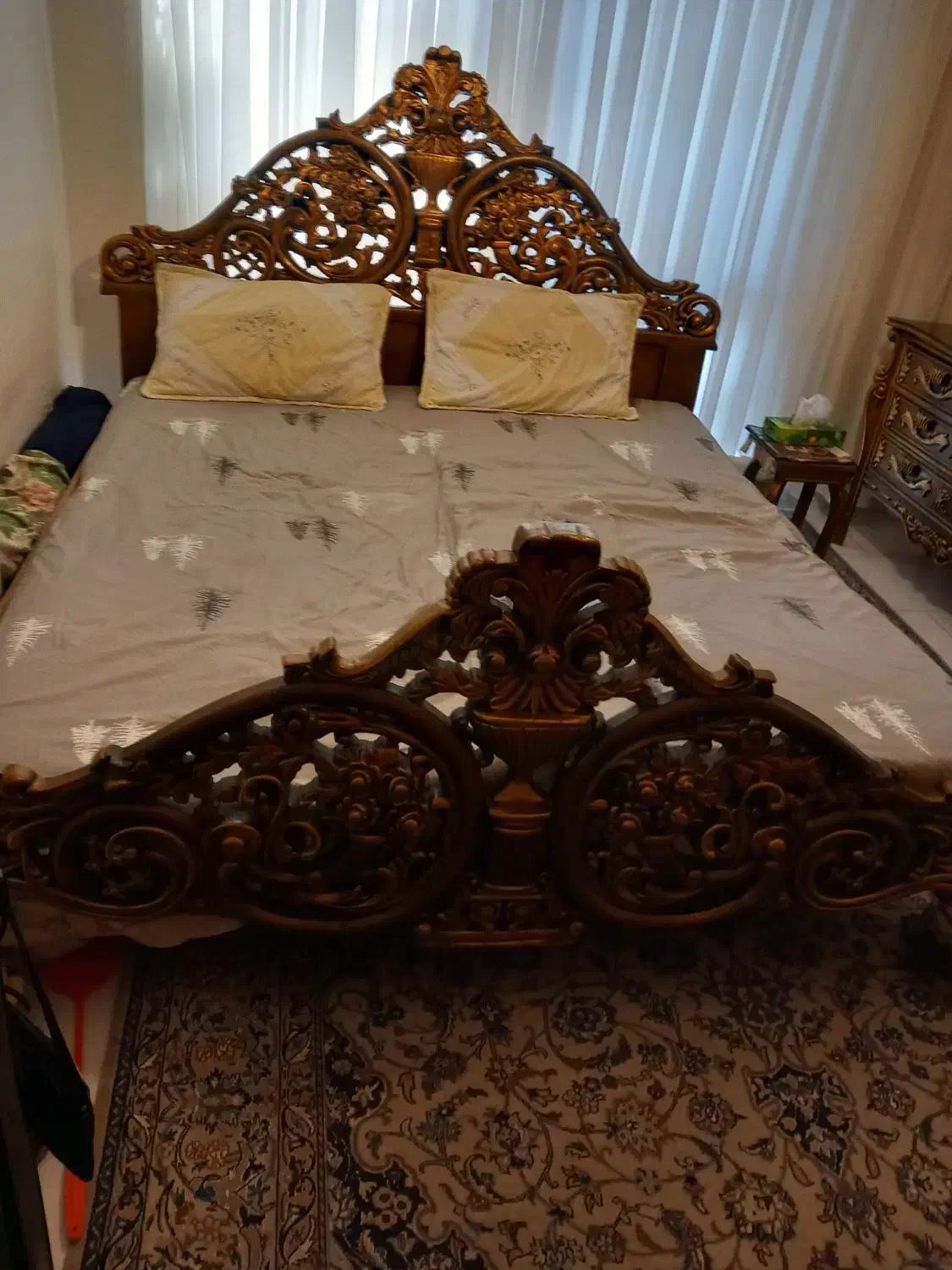 فروش ، تخت خواب و کنسول و دراور|تخت و سرویس خواب|تهران, نیلوفر|دیوار