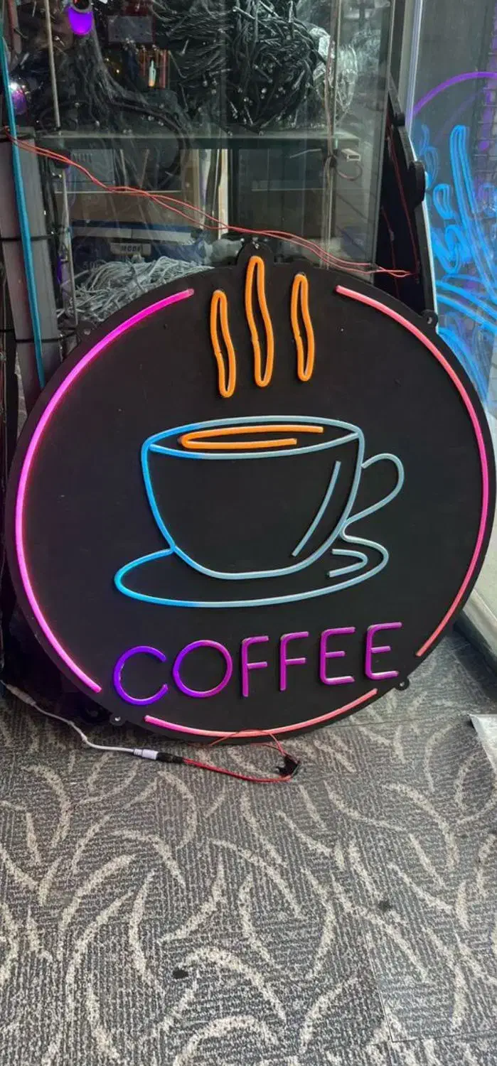 تابلو نئون طرح coffee|ریسه و چراغ تزئینی|تهران, دولاب|دیوار