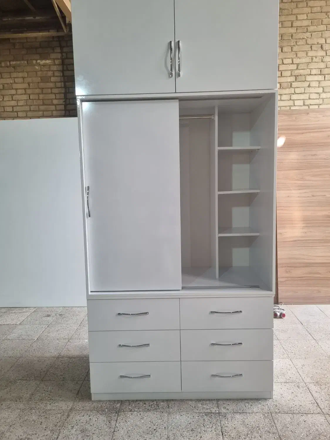 کمد دیواری ریلی با حمل آسان|جاکفشی، کمد، دراور|خاوران, |دیوار