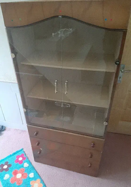 کمد ویترینی|بوفه، ویترین، کنسول|آباده, |دیوار