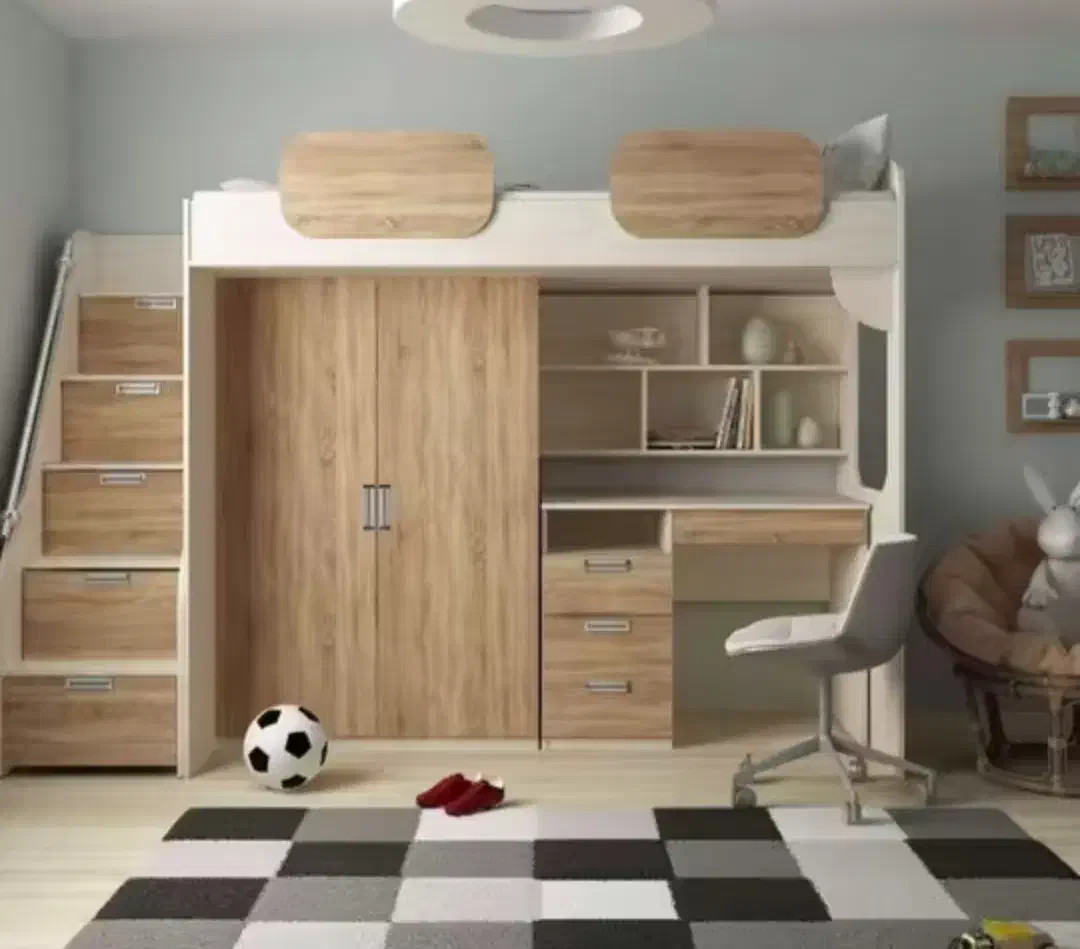 سرویس تخت خواب دوطبقه مدل فلورا|تخت و سرویس خواب|تبریز, |دیوار