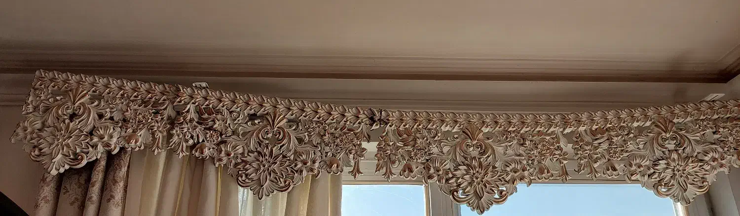 کتیبه پرده|پرده، رانر، رومیزی|دماوند, دماوند|دیوار