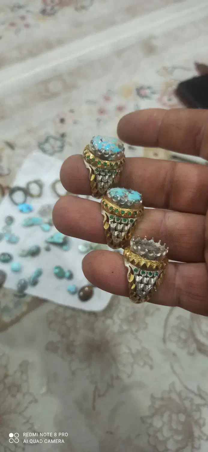 انگشتر فیروزه و رکاب خالی|جواهرات|اهواز, کوی سعدی|دیوار