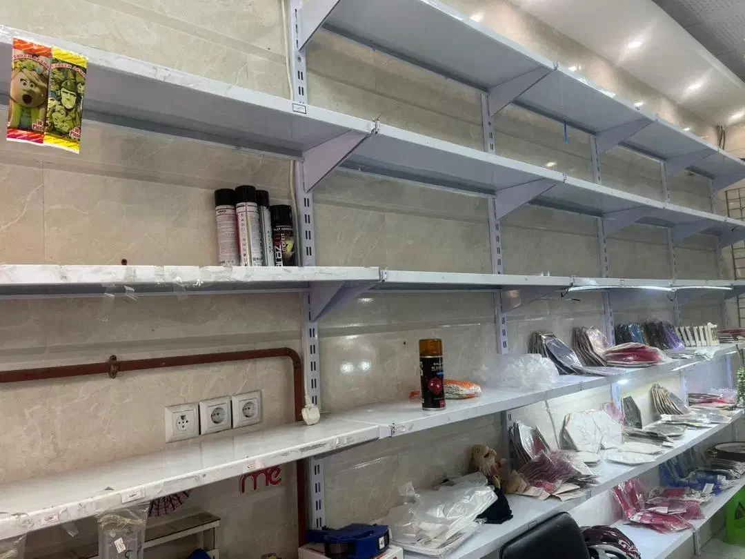 قفسه سفید|کتابخانه، شلف، قفسه‌های دیواری|رشت, دیلمان|دیوار