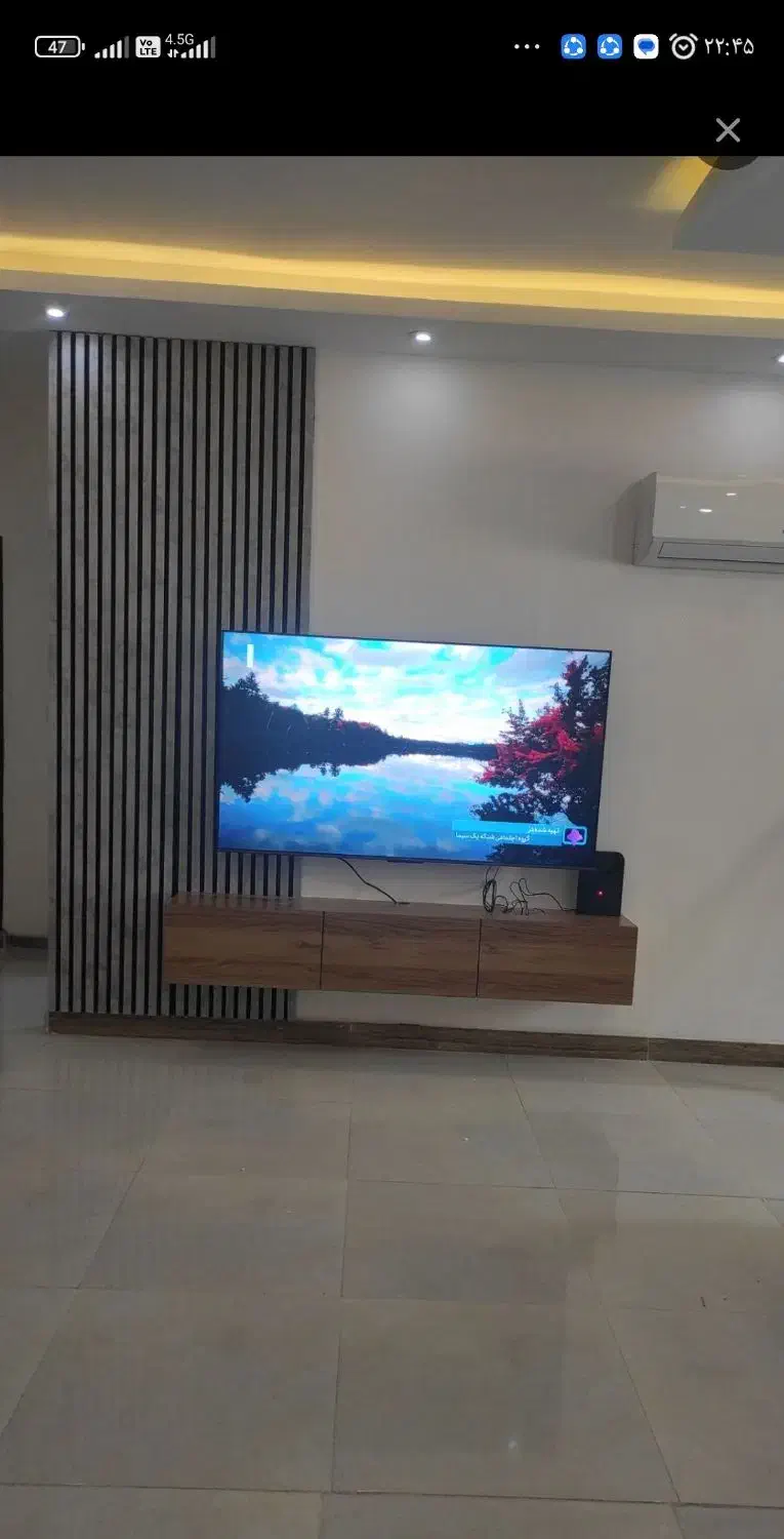 تی وی وال|میز تلویزیون|رشت, یخسازی|دیوار