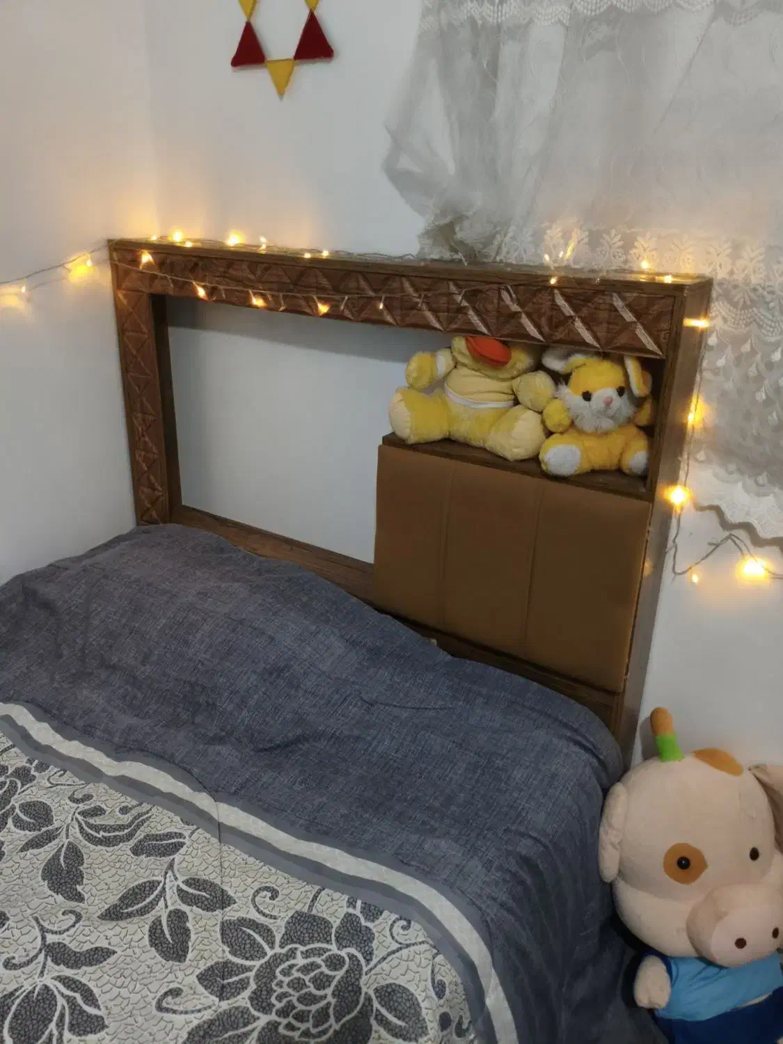 تخت ۱.۵نفره باتشک رویال|تخت و سرویس خواب|نورآباد ممسنی, |دیوار