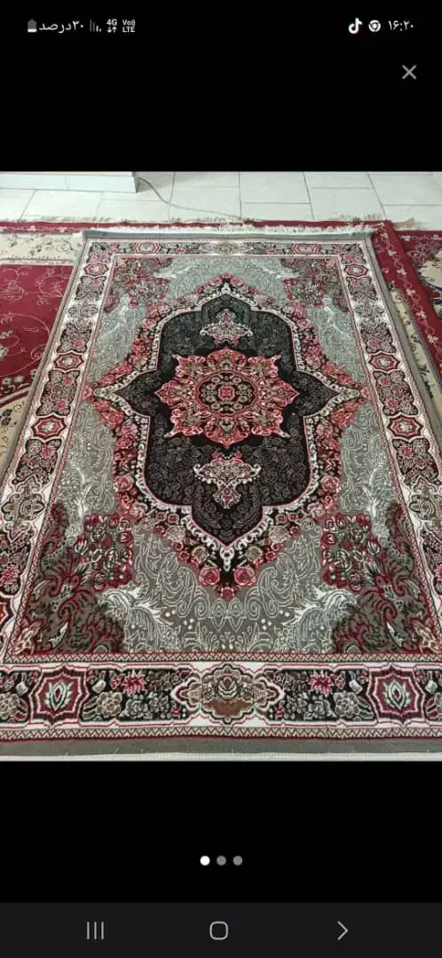 دوتخته فرش ۱۲ متری نو نو اکیند ۷۰۰ شانه رنگ توسی|فرش|کرج, باغستان|دیوار