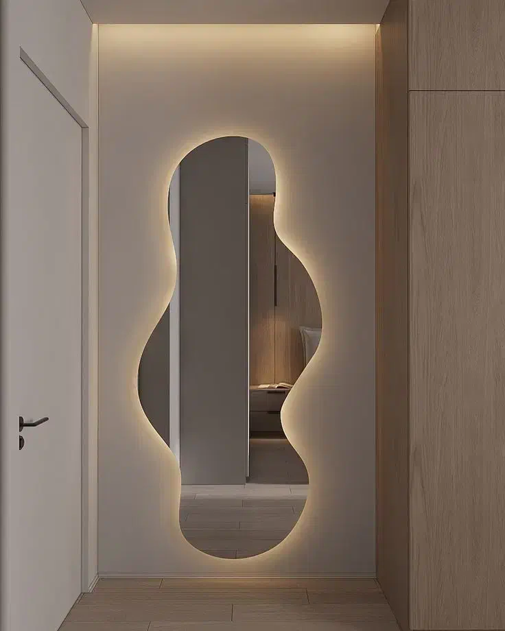 آینه دیواری و زمینی با پایه و بی پایه کد ۷۷۷۷|آینه|کرمانشاه, |دیوار