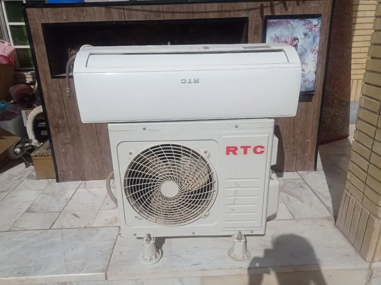 کولرگازی دوتکه سرمایش و گرمایش 9000|کولر گازی و فن‌کوئل|شاهین‌شهر, شهرک گلدیس|دیوار