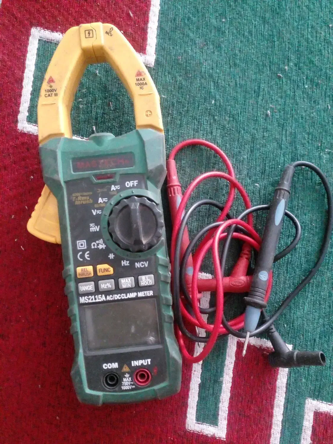 LED100W،آمپرمترکلمپ مستک،قفل گیرا2عددنو2عدست دوم|ابزارآلات|فسا, |دیوار