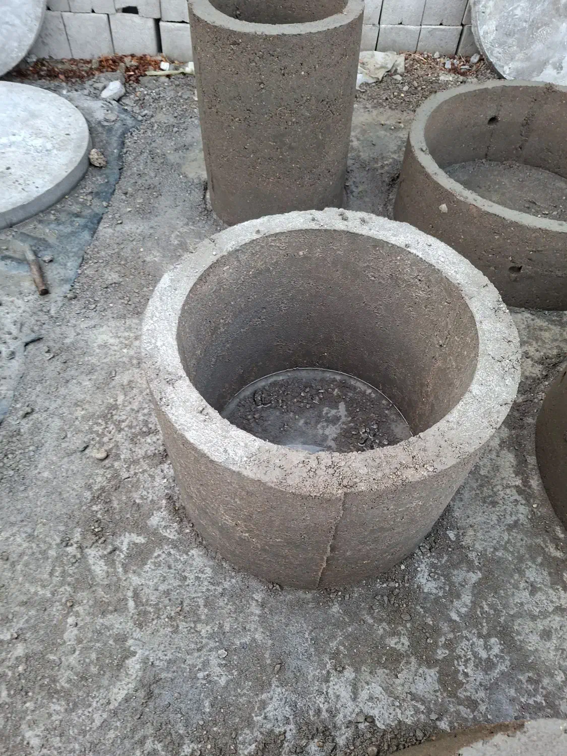 گنگ چاه.لوله بتنی اب بلوک|مصالح و تجهیزات ساختمان|گتوند, |دیوار