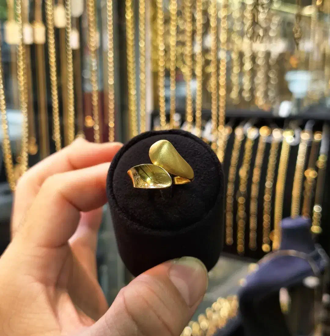 انگشتر بنگل بدون اجرت ومالیات فقط با ۶ درصد|جواهرات|رشت, فلسطین|دیوار