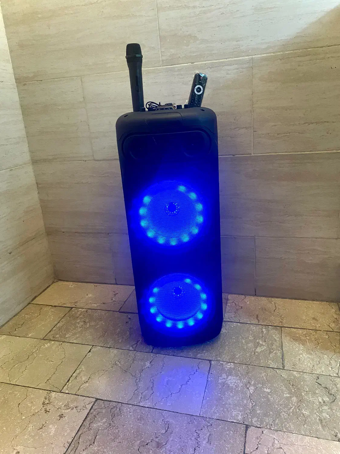 اسپیکرشارژی برقی/ کنترل دار/ میکروفون وایرلس‌نو|سیستم صوتی خانگی|اسلام‌شهر, مطهری|دیوار