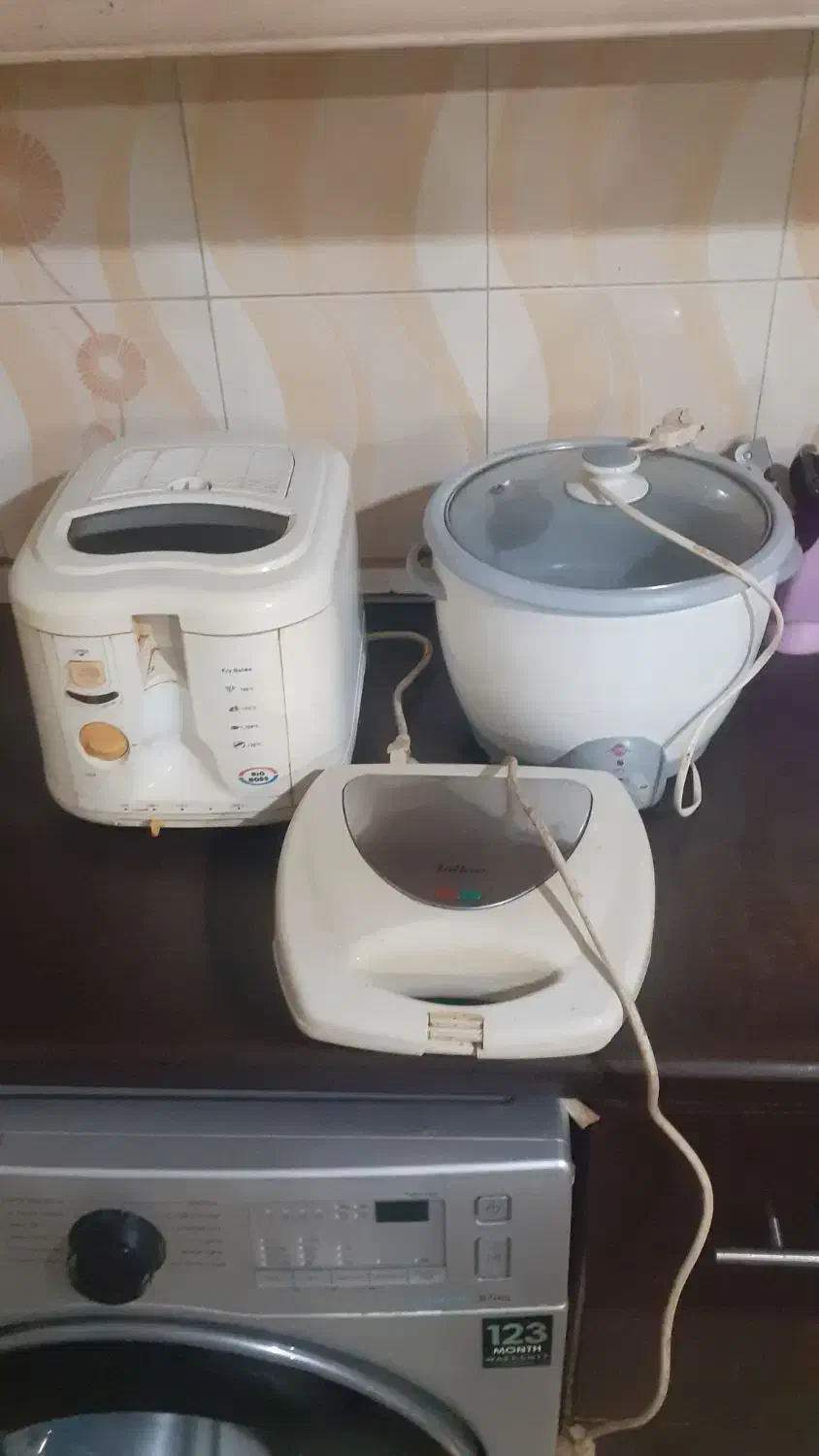 پلو پز برقی ،سرخ کن و ساندویچ ساز به شرط سلامت|اجاق گاز و لوازم برقی پختوپز|سنگر, |دیوار