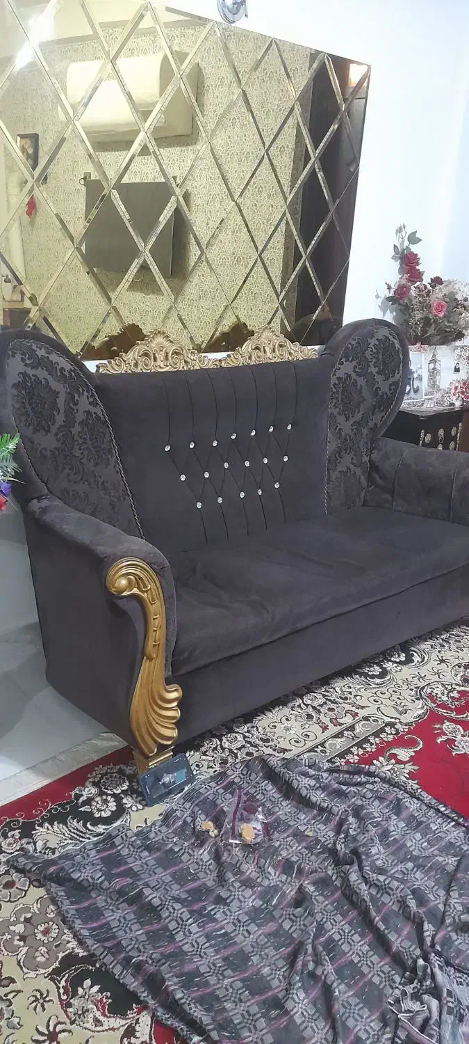 مبل ۹ نفره|مبلمان خانگی و میز عسلی|فومن, |دیوار